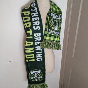 Portland Timbers Soccer Scarf MLS Football Widmer Brewing Checkered